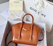 Givenchy Brown Mini Antigona Lock Bag Size 29x18x13cm - 3