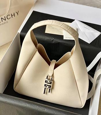 Givenchy G-Hobo Mini Shoulder Bag White Size 31x15x43