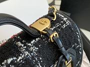 Chanel Small Flap Bag With Top Handle Size 17 - 5