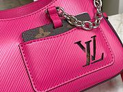 Louis Vuitton Marellini Rose Miami Size 19 x 13.5 x 6.5 - 3