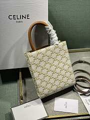 Celine Triomphe Cream Size 17x21x4 cm - 4