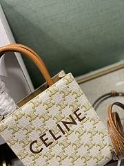 Celine Triomphe Cream Size 17x21x4 cm - 3