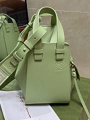 Loewe Mini Leather Hammock Lime Green Glaze Size 19.5-14. - 1