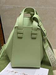 Loewe Mini Leather Hammock Lime Green Glaze Size 19.5-14. - 4