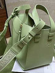 Loewe Mini Leather Hammock Lime Green Glaze Size 19.5-14. - 3