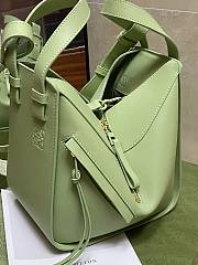 Loewe Mini Leather Hammock Lime Green Glaze Size 19.5-14. - 2