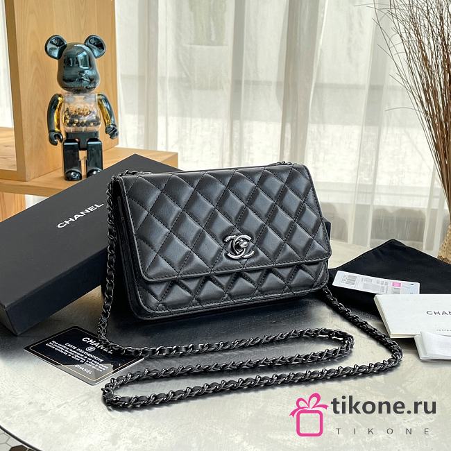 Chanel A80982 in Black Size 12x19.5x4cm - 1