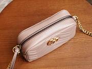 Gucci Marmont Matelassé Pink Size 18x12x6cm - 4