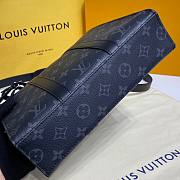 Louis Vuitton Sac Plat Cross Black Size 26x28.5x6cm - 3