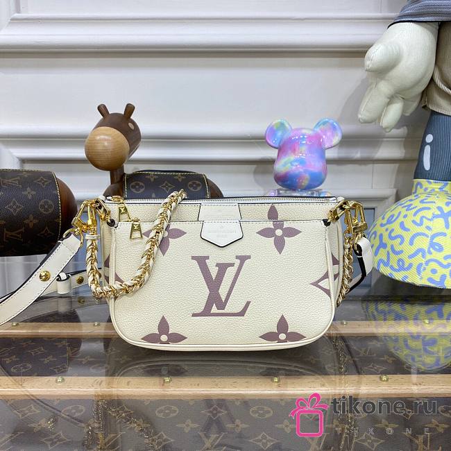 Louis Vuitton Multi Pochette Accessoires Cream - 1