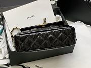 Chanel Small Hobo Bag Black Size 21.5x22.5x7cm - 3