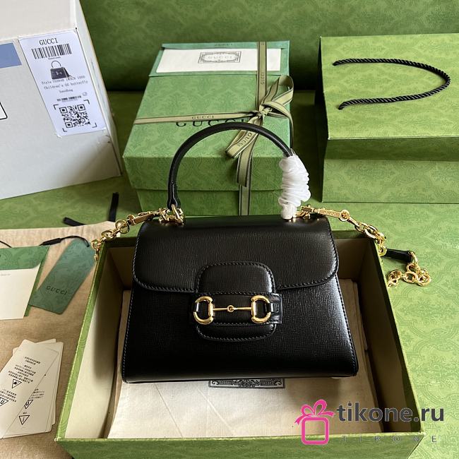 Gucci Horsebit 1955 Black Size 22x16x10.5cm - 1