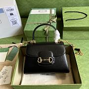 Gucci Horsebit 1955 Black Size 22x16x10.5cm - 1