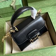 Gucci Horsebit 1955 Black Size 22x16x10.5cm - 2