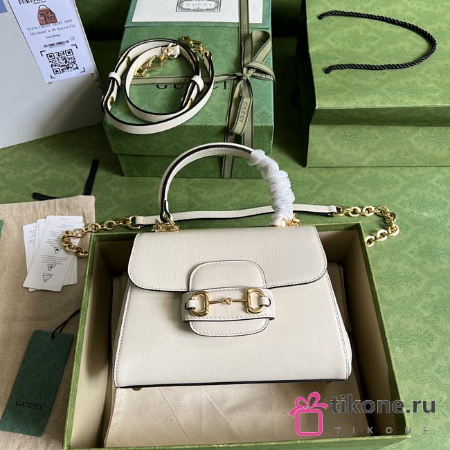 Gucci Horsebit 1955 White Size 22x16x10.5cm - 1