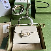 Gucci Horsebit 1955 White Size 22x16x10.5cm - 1