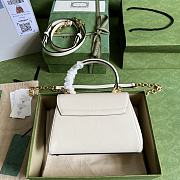 Gucci Horsebit 1955 White Size 22x16x10.5cm - 3