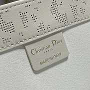 Dior Christian Lady Book Tote Large White Size 41.5cm - 4