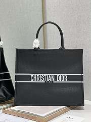 Dior Christian Lady Book Tote Large Black Size 41.5cm - 1