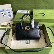 Gucci Small Top Handle Bag in Black Leather  - 1