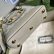 Gucci Horsebit 1955 Mini Bag in Supreme Canvas & Calf Leather - 3