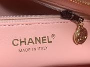 Chanel Medallion Caviar Tote Pink Size 30x14X24cm - 5