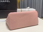 Chanel Medallion Caviar Tote Pink Size 30x14X24cm - 3