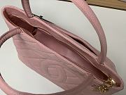 Chanel Medallion Caviar Tote Pink Size 30x14X24cm - 2