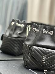 YSL JOE BACKPACK IN LAMBSKIN BLACK  - 4