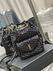 YSL BLACK ‘JOE’ BACKPACK - 22×29×15cm - 1