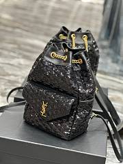 YSL BLACK ‘JOE’ BACKPACK - 22×29×15cm - 2