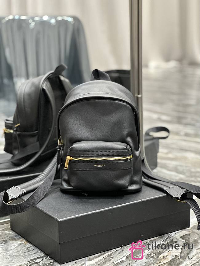 YSL Saint Laurent Leather Backpacks - 20×28×10cm - 1