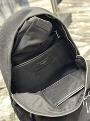 Saint Laurent YSL Black City Backpack - 30x38x17cm - 3