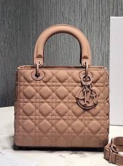 Dior Lady Bag Medium Pink Size 24x20x11cm - 1