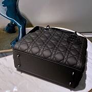 Dior Lady Bag Medium Black Size 24x20x11cm - 2