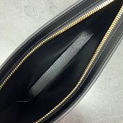 CELINE NEDIUM CROQUE BAG IN SHINY CALFSKIN ARCTIC BLACK - 5