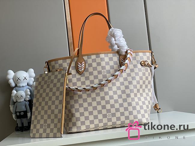 Louis Vuitton Neverfull NM Tote Damier - 32x29x17cm - 1