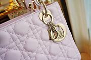 Dior Lady MyABCDior Bag Powder Pink 24cm - 3