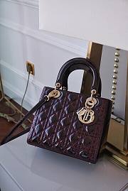 Dior Lady Burgundy Size 24cm - 1