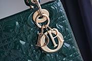 Dior Lady MyABCDior Bag Green Cannage Lambskin 24cm - 4