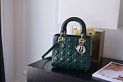 Dior Lady MyABCDior Bag Green Cannage Lambskin 24cm - 3