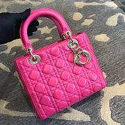 Dior Lady Bag Pink - 24cm  - 1