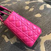 Dior Lady Bag Pink - 24cm  - 2