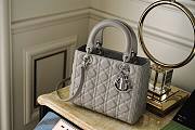 Lady Dior Medium In Grey - 24cm - 3