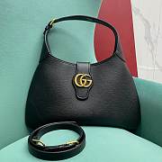 Gucci Women's Aphrodite Medium Shoulder Bag Black - 38x39x2cm - 1