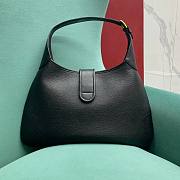 Gucci Women's Aphrodite Medium Shoulder Bag Black - 38x39x2cm - 5