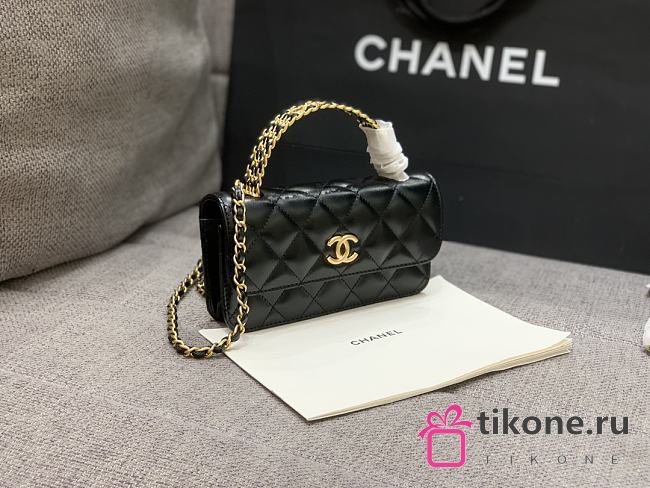 Chanel Flap Bag Black - 17x9x4cm - 1