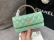 Chanel Flap Bag Light Green - 17x9x4cm - 2