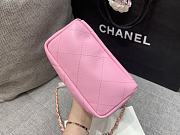 Chanel 22 Handbag Pink Gold - 17x16x7cm - 4