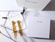 Celine Long Gold Earings - 4